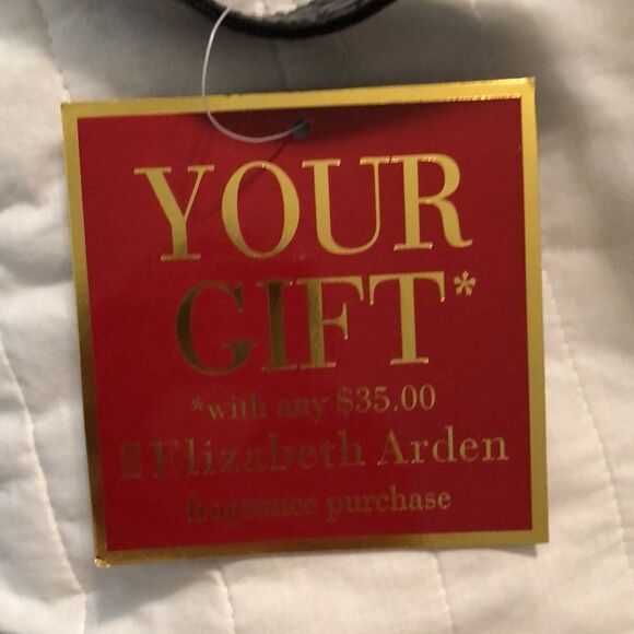 Elizabeth Arden Large Pebbled Faux Leather Suede Felt Laptop Bag Tote - Picture 13 of 13